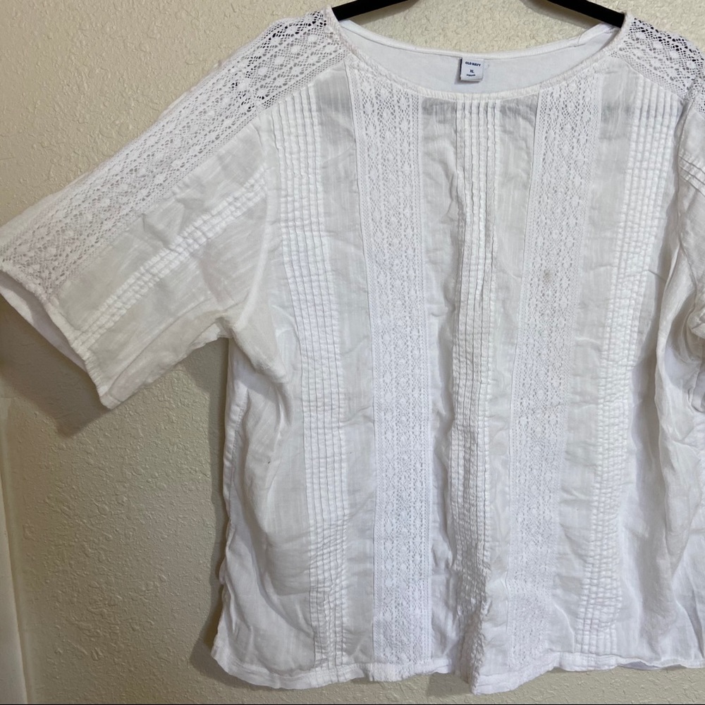 old navy embroidered shirt